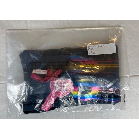 Cutie Patootie Rainbow Holographic Love Tee - Picture 11 of 11